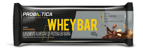whey bar probiótica