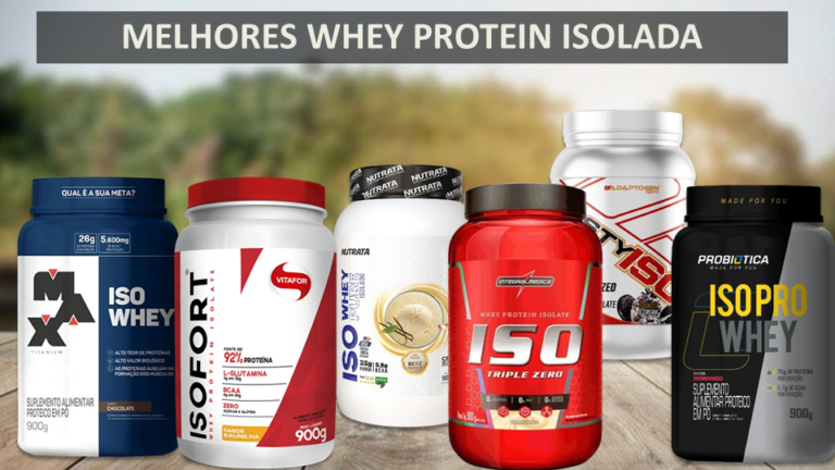 MELHORES WHEY PROTEIN ISOLADA