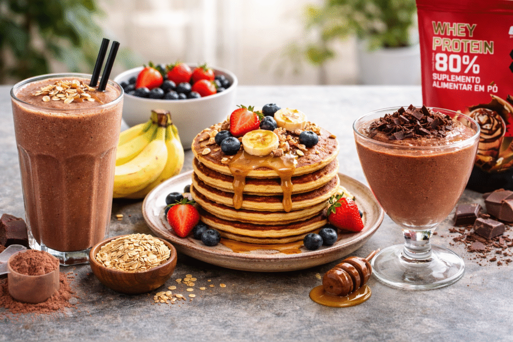 3 Receitas com Whey Protein: Práticas, Saudáveis e Perfeitas para o Dia a Dia 1 3 receitas com whey protein