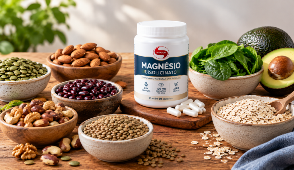 Qual o melhor magnésio? Tipos, benefícios e como escolher 8 magnésio ou alimentos
