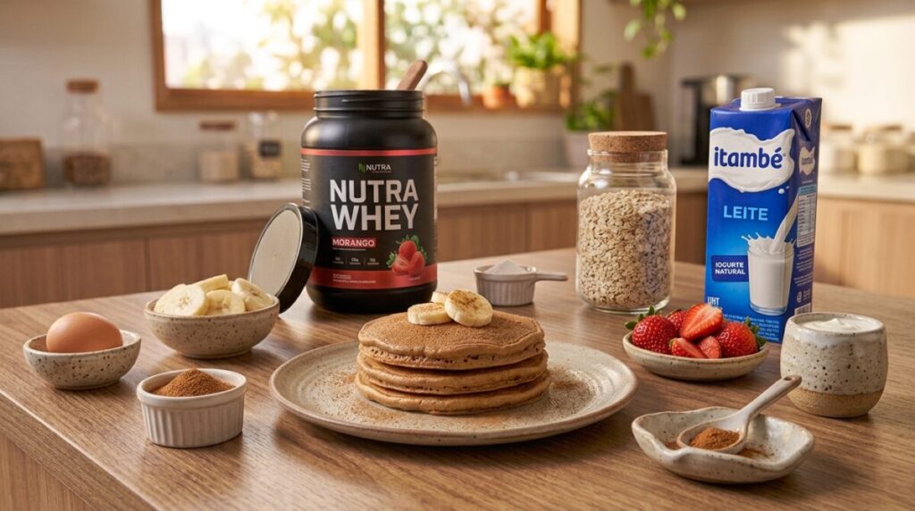 Panqueca Proteica: 7 Receitas Fáceis com Banana, Aveia e Whey 7 Gemini Generated Image 2wxytu2wxytu2wxy